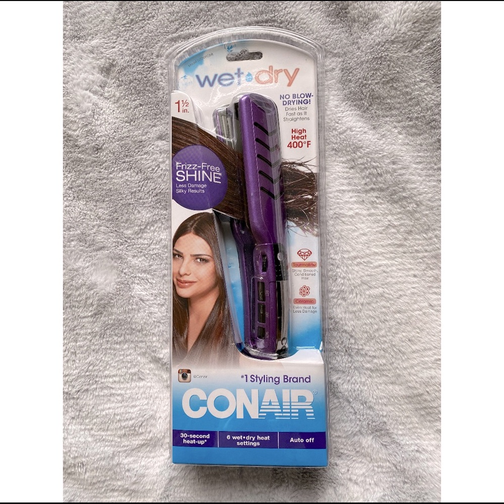 ConAir Wet/Dry Hair Straightener- New